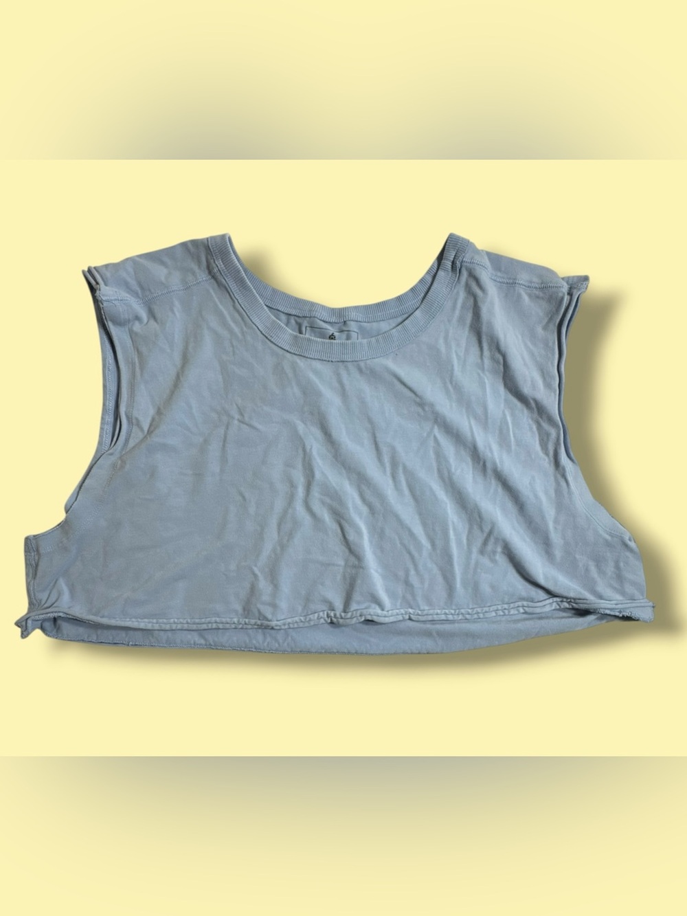 Free People FP Movement Muscle Tank Top Women’s Medium Blue Crop
